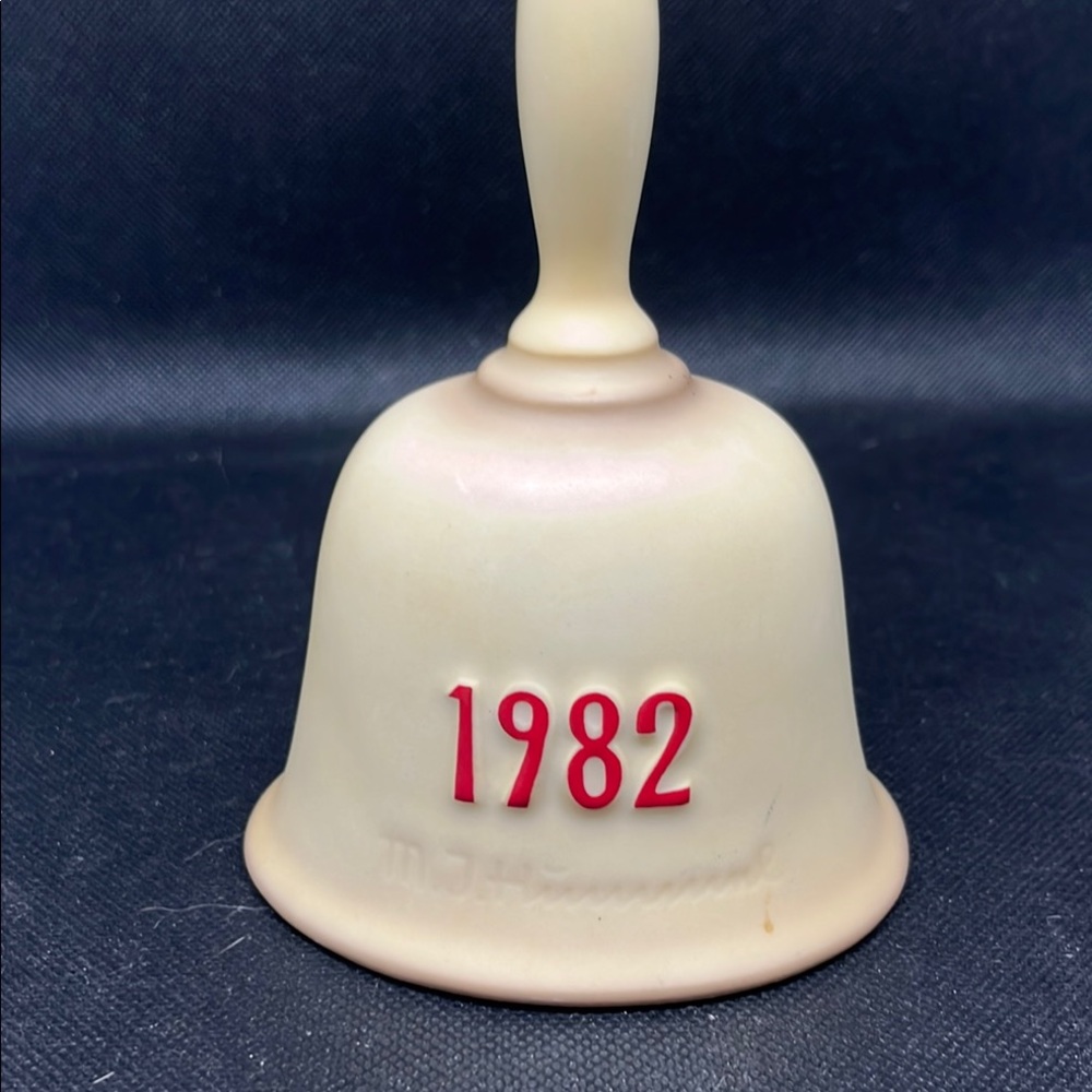 Cream and Orange Cherubic Accent Bell Decor - Picture 2 of 3